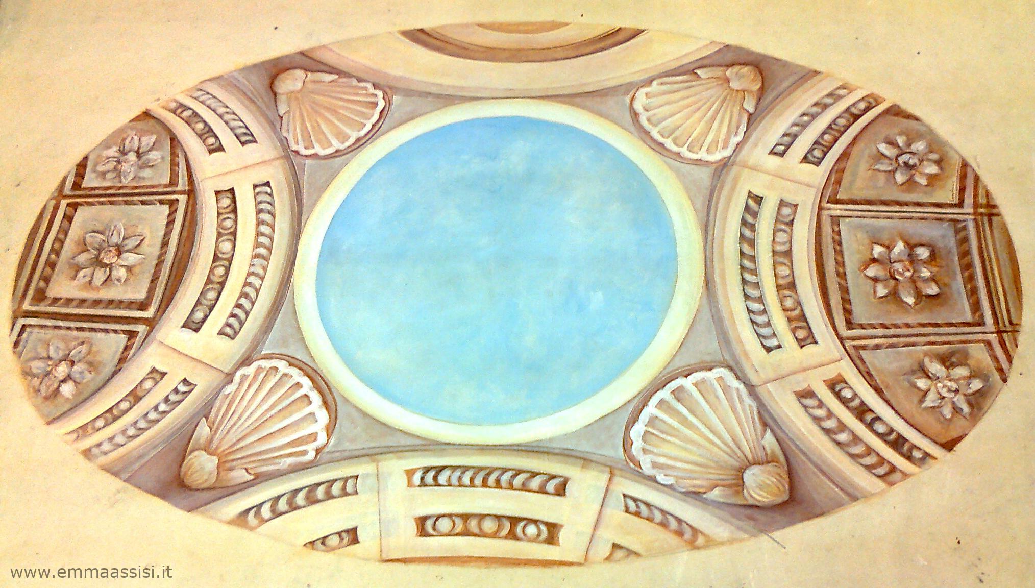 stile classico-dipinto su tela x soffitto-montato in abitazione privata-2011-150x200cm_dettagli_ (6)